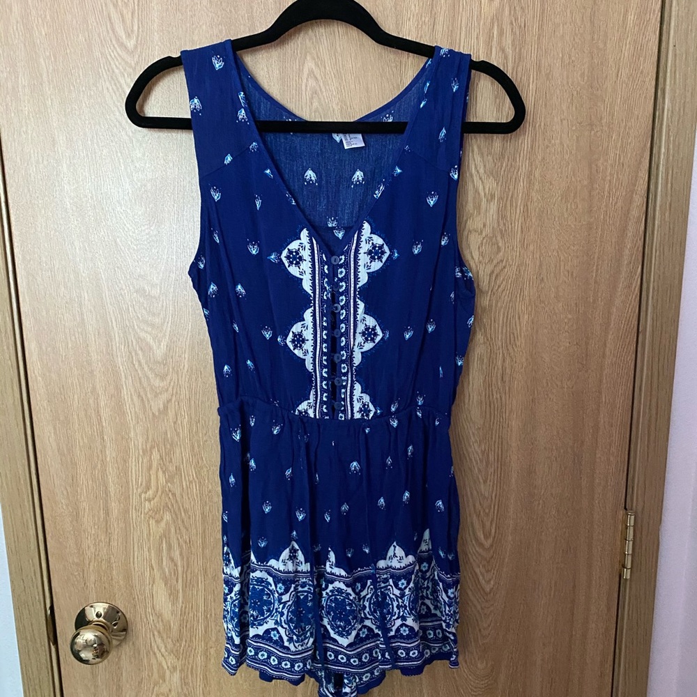 Blue romper